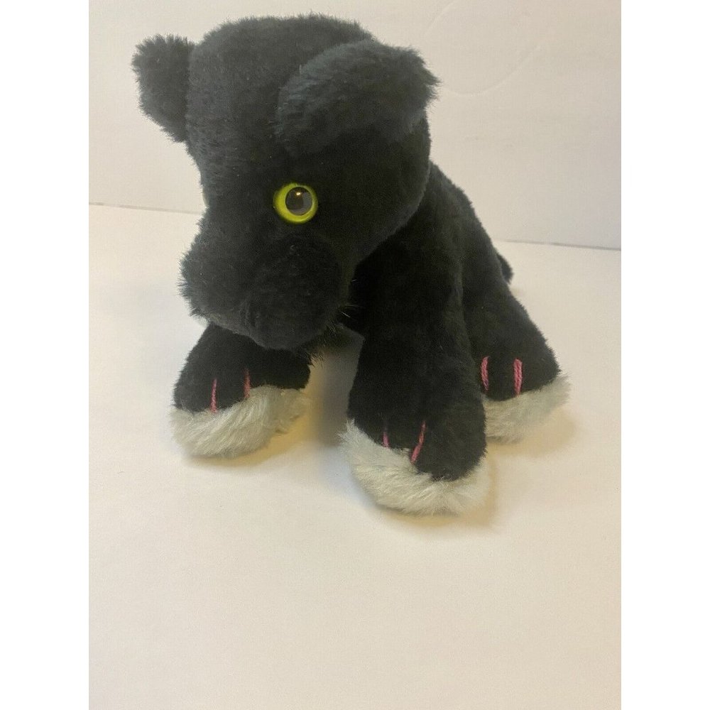Cuddle Wit Black Panther Big Cat 8”‎ Plush Stuffed Animal Vintage